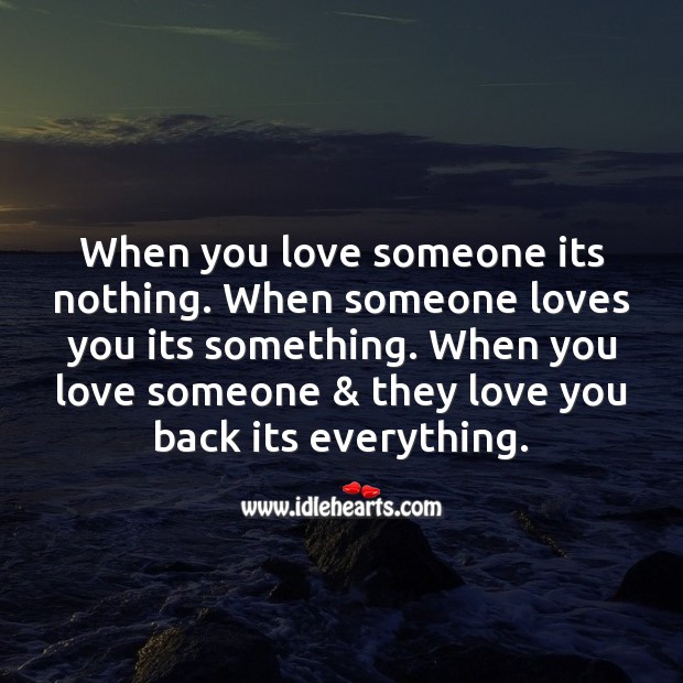 Love you back Love Someone Quotes Image