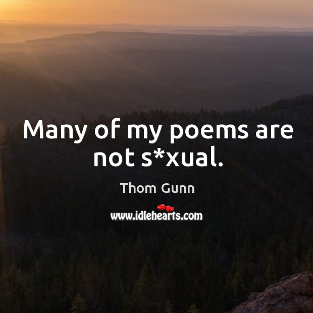 Many of my poems are not s*xual. Image