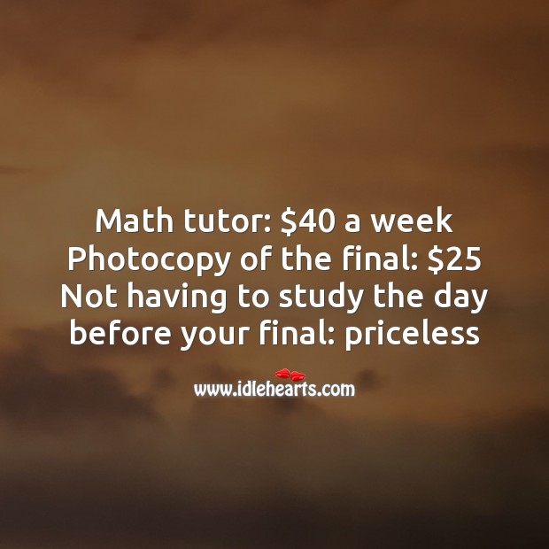 Math tutor: $40 a week Image