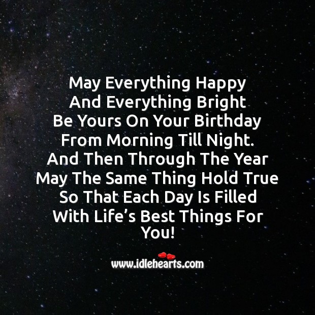 May everything happy 