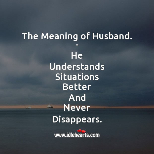 Full form of Husband. Picture Quotes Image