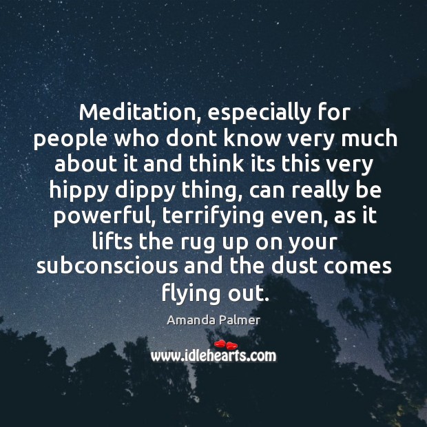 Meditation, especially for people who dont know very much about it and Image