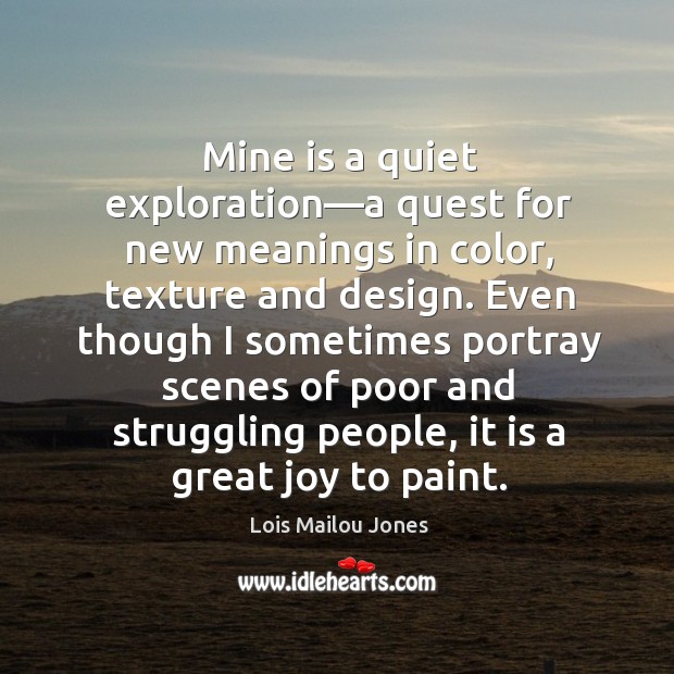 Mine is a quiet exploration—a quest for new meanings in color, Image