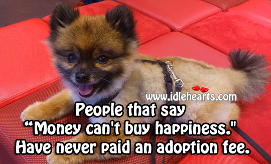 “money can’t buy happiness.” Image