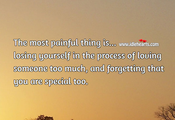 The most painful thing is losing yourself Relationship Tips Image