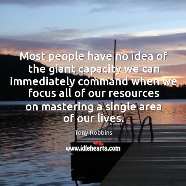 Most people have no idea of the giant capacity we can immediately Image