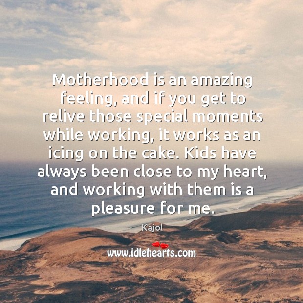 Motherhood is an amazing feeling, and if you get to relive those Motherhood Quotes Image