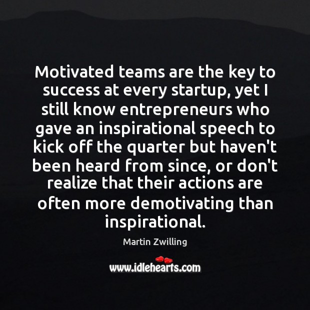 Motivated teams are the key to success at every startup, yet I Image