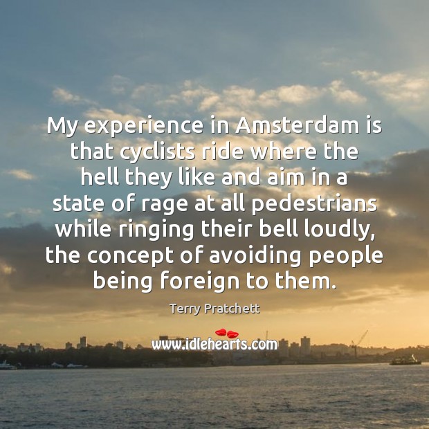 My experience in Amsterdam is that cyclists ride where the hell they Image
