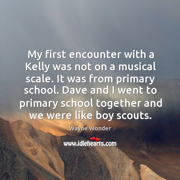 My first encounter with a kelly was not on a musical scale. It was from primary school. Wayne Wonder Picture Quote