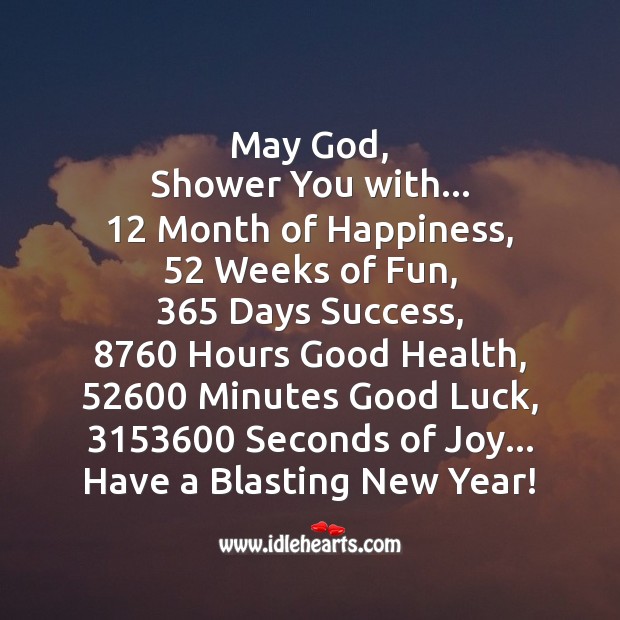 My new year wish for you dear! Happy New Year Messages Image