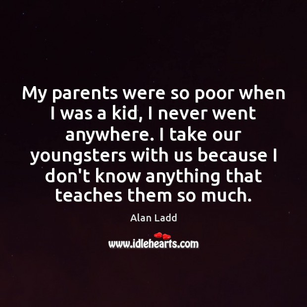 My parents were so poor when I was a kid, I never Image