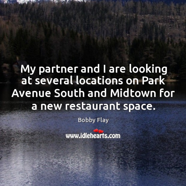 My partner and I are looking at several locations on park avenue south and midtown for a new restaurant space. Image