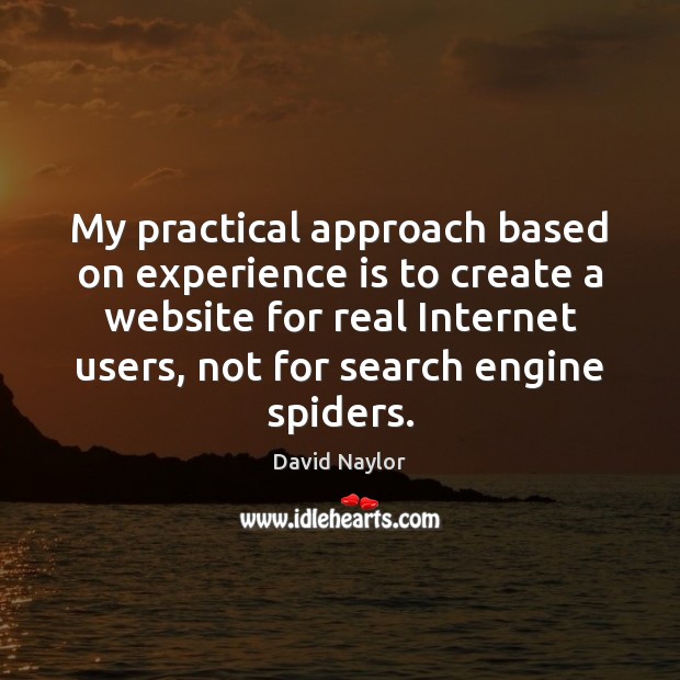 My practical approach based on experience is to create a website for Image