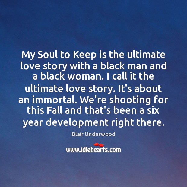My Soul to Keep is the ultimate love story with a black Image