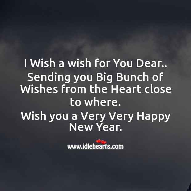 My wish for you this new year Happy New Year Messages Image