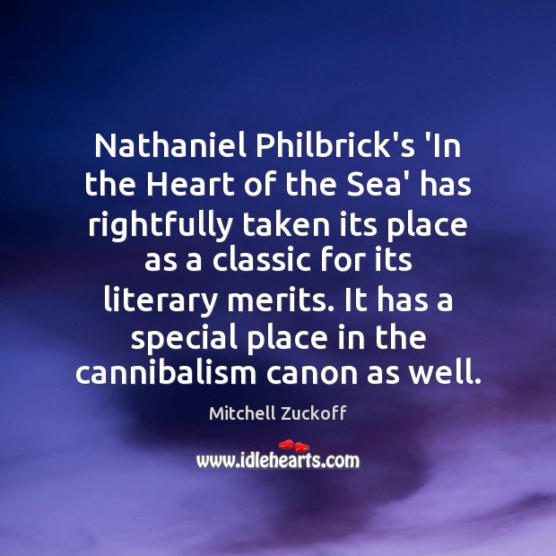 Nathaniel Philbrick’s ‘In the Heart of the Sea’ has rightfully taken its Image