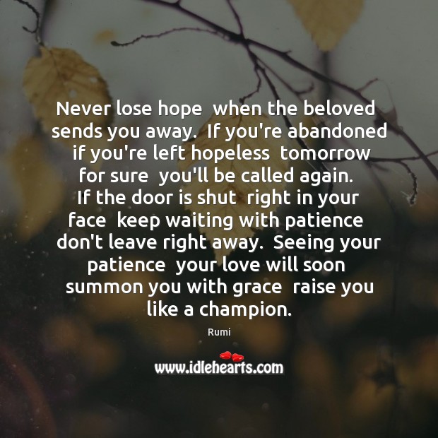 hope will never lose by deleteappearance