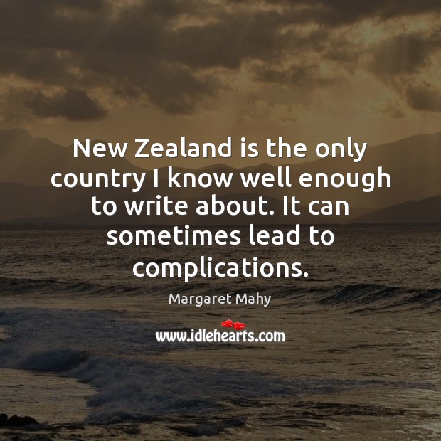 New Zealand is the only country I know well enough to write Image
