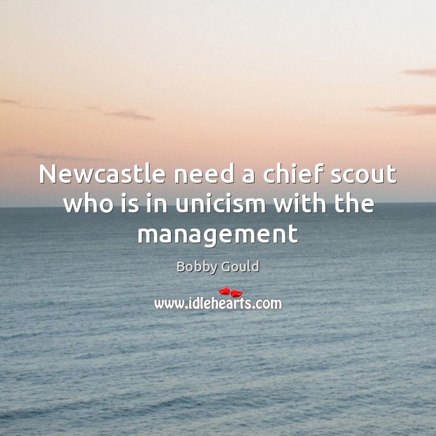 Newcastle need a chief scout who is in unicism with the management Image