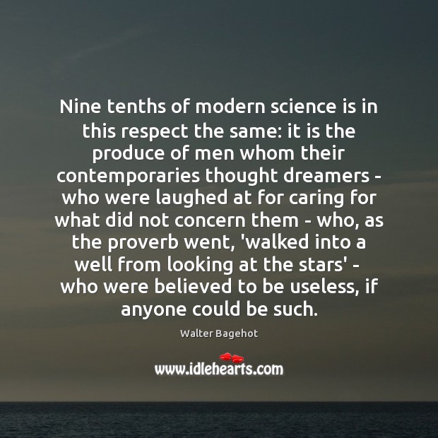 Nine tenths of modern science is in this respect the same: it Image