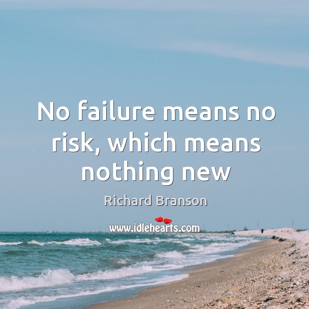 No failure means no risk, which means nothing new Image