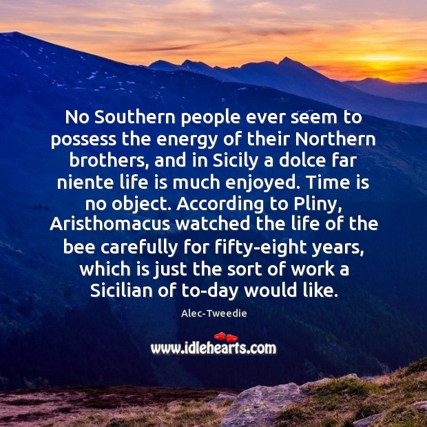 No Southern people ever seem to possess the energy of their Northern Brother Quotes Image