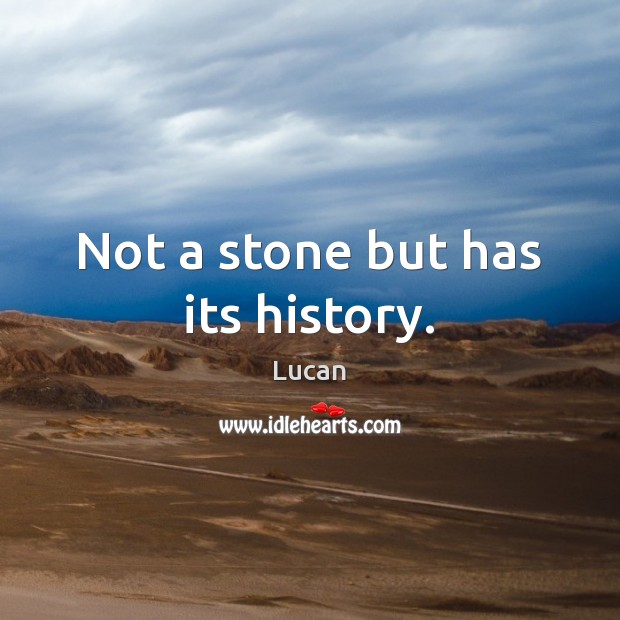Not a stone but has its history. Image