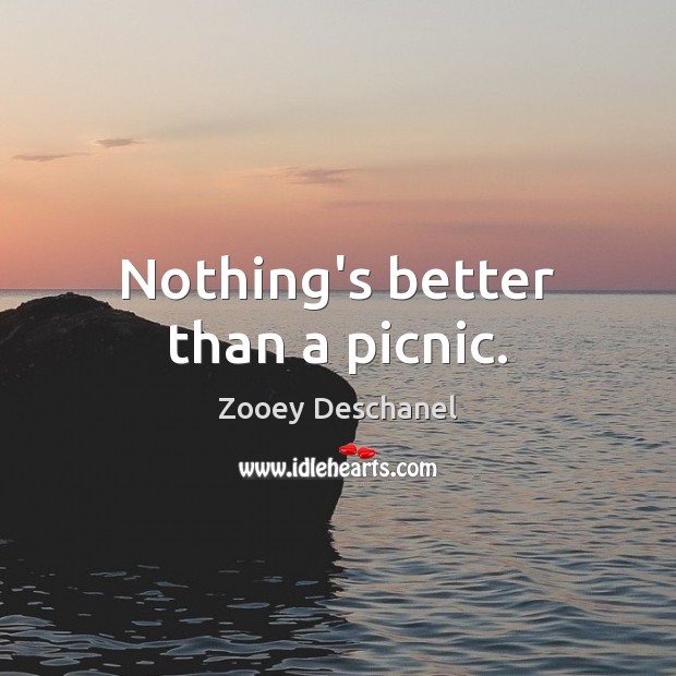 Nothing’s better than a picnic. Image