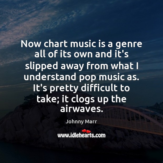 Now chart music is a genre all of its own and it’s 