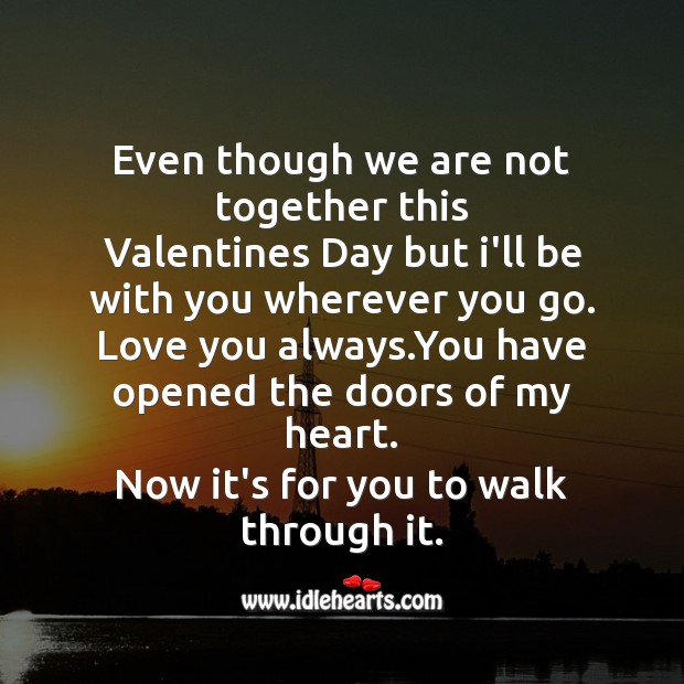 Now it’s for you to walk through it. Valentine’s Day Messages Image