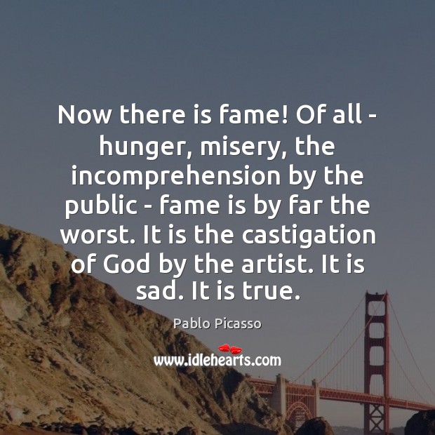 Now there is fame! Of all – hunger, misery, the incomprehension by Image