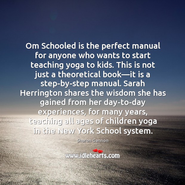 Om Schooled is the perfect manual for anyone who wants to start Image