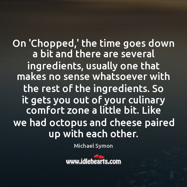 On ‘Chopped,’ the time goes down a bit and there are 