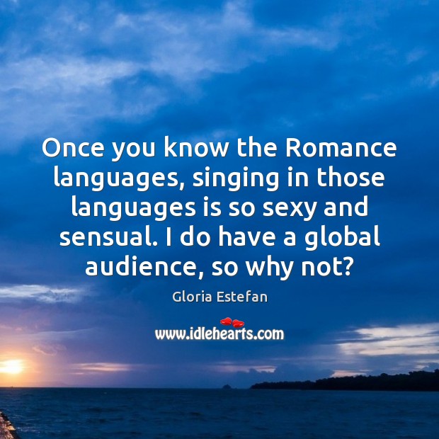 Once you know the Romance languages, singing in those languages is so Image