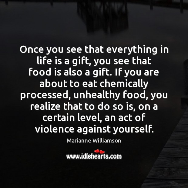 Once you see that everything in life is a gift, you see Image