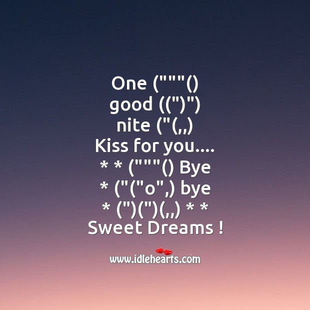 One  good night Good Night Messages Image