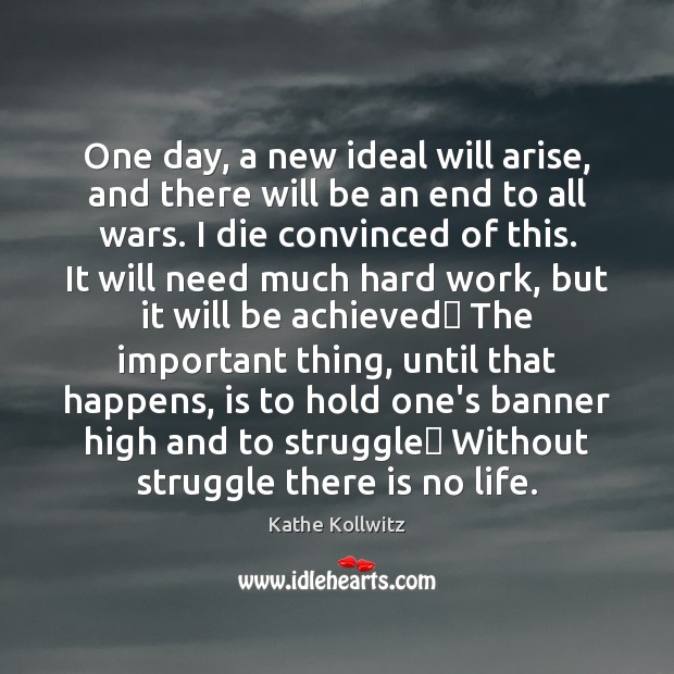 One day, a new ideal will arise, and there will be an Image