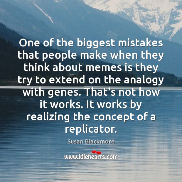 One of the biggest mistakes that people make when they think about Image
