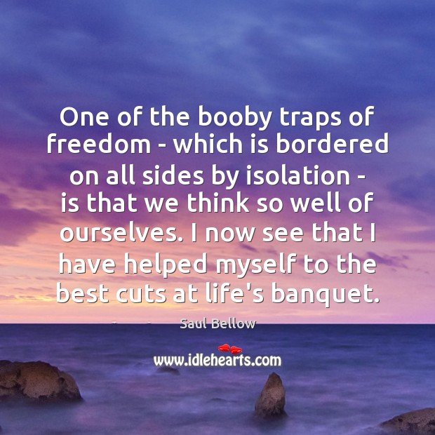 One of the booby traps of freedom – which is bordered on Image
