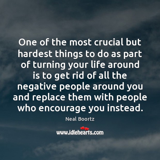 One of the most crucial but hardest things to do as part Neal Boortz Picture Quote