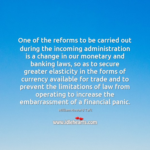 One of the reforms to be carried out during the incoming administration Image