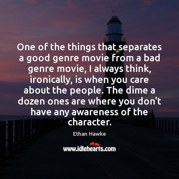 One of the things that separates a good genre movie from a 
