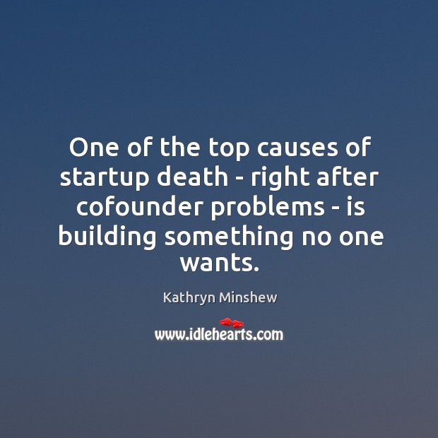 One of the top causes of startup death – right after cofounder Image