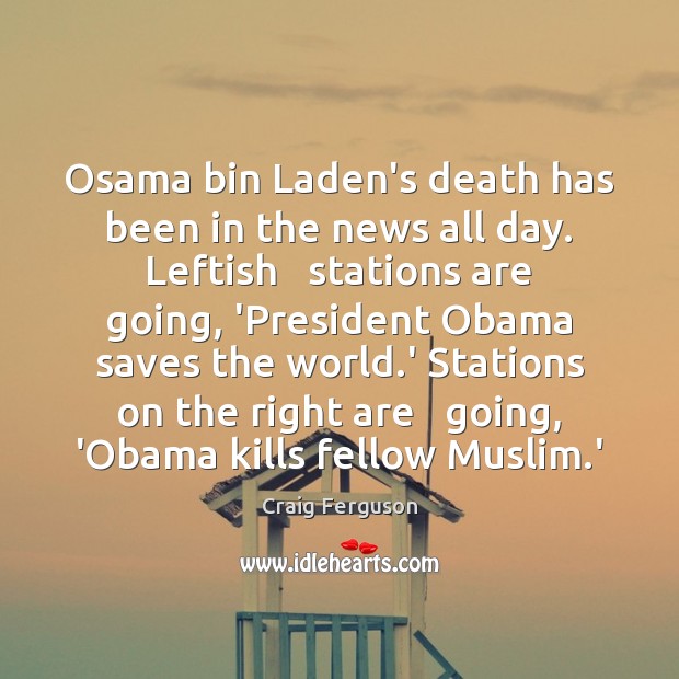 Osama bin Laden’s death has been in the news all day. Leftish Image