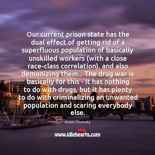 Our current prison state has the dual effect of getting rid of Image