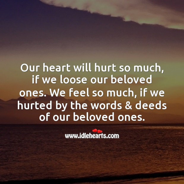 Our heart will hurt Love Messages Image