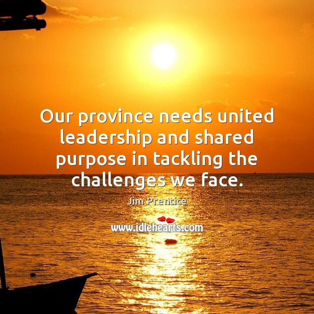 Our province needs united leadership and shared purpose in tackling the challenges Image