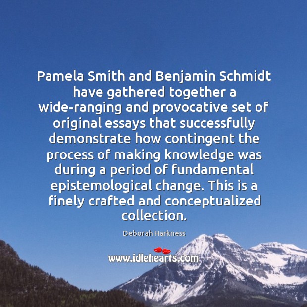 Pamela Smith and Benjamin Schmidt have gathered together a wide-ranging and provocative Image