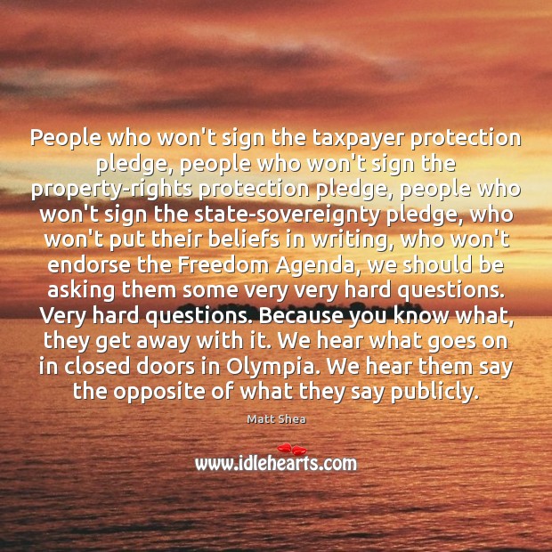 People who won’t sign the taxpayer protection pledge, people who won’t sign Image
